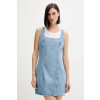 Rifľové šaty Calvin Klein Jeans LV047C714G modrá S