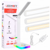 Stolná lampa Ledhoff biela 5W s reguláciou jasu a farby svetla, USB