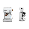 Ascaso Dream PID, Cloud White + Rocket Espresso FAUSTO 2.1, chrome