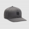 FOX Head Tech Flexfit Hat, steel grey, L/XL, 31620-172-L/XL
