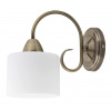 Rabalux Edith nástenná lampa 1x60 W biela-mosadzná 7274