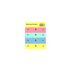 Šatňový blok, 100 lístkov - farebný papier - Igaz 966 Šatňový blok- farebný / tombola