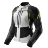 Dámska textilná bunda Rebelhorn Hardy 3.0 čierna/sivá/fluo žltá 2XL