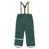 Detské zimné nohavice s trakmi 11110 Mikk-Line - zelené Darkest Sprouse Veľkosť: 122