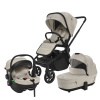 Set kočík Move Cross 5 + hlboká korba Move XL 5 + autosedačka XM podľa vlastného výberu, Ivory Beige