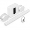 Sonos Ace White + Sonos Arc Ultra biely + Sonos Sub 4 + 2x Sonos Era 300 bundle