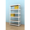 Kovový regál Futur 1800x900x450/6, biela, 250kg/pol.