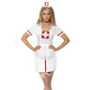 Zdravotná sestra 3 dielny set - HOSPITAL - bielo červený, dámsky