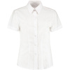 Kustom Kit Košile KK 360 Oxford, krátký rukáv, dámská COT4303600012f-white XL Bílá