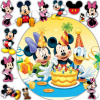 SADA JEDLÝ OBRÁZOK NA TORTU Myšiak Mickey MINNIE POSTAVY