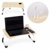 Podstavec pod notebook skladací podnos 60x40 cm lampa veterný mlyn ModernHome