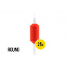► Plastikový tubus Piranha Premium - Round 9 - 25ks