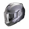 Moto přilba SCORPION EXO-TECH EVO PRO solid metalická šedá - Velikost XXL