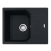 Franke URBAN UBG 611-62 fragranitový drez 62x50 cm so sifónom Čierna matná FRA 114.0700.097