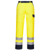 PORTWEST Kalhoty Hi-Vis Bizflame Pro FR92 do pasu, reflexní POR-FR92YERS S Žlutá