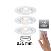 Paulmann Nova mini Plus LED easydim 3 kusy biele - 92971