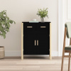 vidaXL Komoda čierna 62x38x75 cm spracované drevo 345676