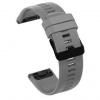 Remienok RhinoTech řemínek pro Garmin QuickFit sportovní silikonový 26mm šedý RTSS-038-GY