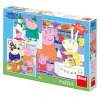 Dino ToysPrasátko Peppa 3 x 55 dielov
