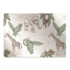 Podložka pod kolieskovú stoličku Podložka pod kolieskovú stoličku Žirafy a slony mwp-w0011406
