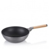 KELA Panvica Wok Vitana liaty hliník šedá 30 cm KL-10087