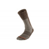 Merino ponožky Geoff Anderson Woolly sock hnedé