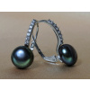 Perlové náušnice BC021SBE-B