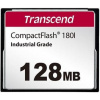 Transcend 128MB INDUSTRIAL TEMP CF180I CF CARD, (MLC) paměťová karta (SLC mode), 85MB/s R, 70MB/s W TS128MCF180I