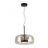 LED Solution Čierne závesné LED svietidlo s jantárovým tienidlom 33cm 6W 23378