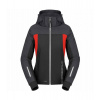 Bunda HOODIE H2OUT 2 LADY, SPIDI, dámská (čierná/antracit/červená) Veľkosť: XL