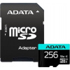 ADATA MicroSDXC 256GB U3 V30S až 95MB/s + adapter AUSDX256GUI3V30SA2-RA1