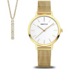 Bering 13434-334-GWP set hodinky + náhrdelník, oficiálna záruka Autorizovaného servisu
