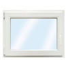 Plastové okno jednokrídlové RC2 VSG ARON Basic biele 950 x 850 mm DIN ľavé