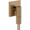 HANSGROHE FixFit Fine E prípojka hadice so spätným ventilom, kartáčovaný bronz, 28883140