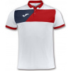 Joma Polokošeľa POLO SHIRT CREW II WHITE-RED S/S Veľkosť: 5XS
