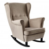 Hojdacie kreslo - TEJA, Béžová látka