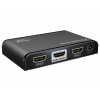 PremiumCord HDMI 2.0 splitter 1-2 porty, 4K x 2K / 60Hz, FULL HD, 3D, čierny khsplit2f