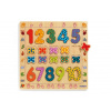 Djeco Vkladacie puzzle Počítanie s motýlikmi