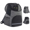 Batoh Morello 33 cm x 29 cm x 40 cm odtiene sivej (Batoh na prepravu mačiek/psov s vetracími otvormi)