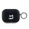 Karl Lagerfeld PU Embossed Choupette Head Puzdro na AirPods Pro KLAPPGCHPK