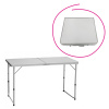 Tempo Kondela Skladací kempingový stôl, 120 cm, hliník/MDF, KEPI TYP 1