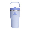 Fialová termoska z nehrdzavejúcej ocele 600 ml IceFlow™ Flip Straw 2.0 Tumbler Dew Drop – Stanley