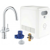 Grohe Blue štartovacia súprava s kuchynskou batériou stojánková StarLight Chrome 31325002