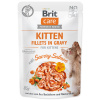 Brit Care (VAFO Praha s.r.o.) Brit Care Cat Fillets in Gravy Kitten Savory Salmon 85g