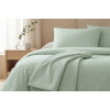 Krepové obliečky Jednofarebné - svetlo zelené Veľkosť: 140 x 220 + 70 x 90