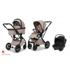 Moon Piu Kombi Set, Sand / Black Chrome s autosedačkou