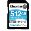 Kingston SDXC 512GB Canvas Go! Plus UHS-I U3 V30 rýchlosť až 170MB/s SDG3/512GB SDG3/512GB