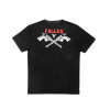 FALLEN tričko - Revolver Tee Billy Marks Black Enzymatic Wash White (BLACK ENZYMATIC WASH) veľkosť: