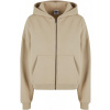 Ladies Boxy Zip Hoody - wetsand L
