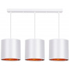 Candellux Atlanta závesné svietidlo 3x40 W biela-zlatá 33-00651